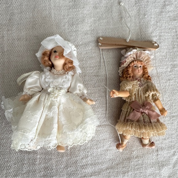 3 Piece Porcelain Doll Set - Picture 2 of 10